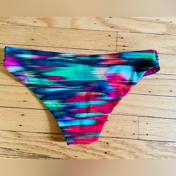 l*space Estrella Multicolor Hipster Bikini Bottom with cutouts Size S/M - Picture 2 of 5